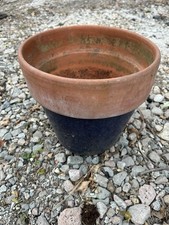 Vintage Large Dark Blue Glazed