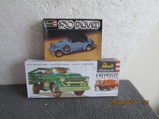 1/48  REVELL  CHEVROLET 2 TON TRUCK  +  1930 PACKARD  see description.