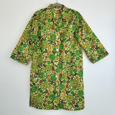 Vintage 60s Nylon Housecoat UK