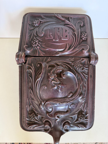 Antique french cast - antique, coal