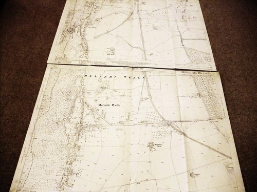 Herefordshire old map plan