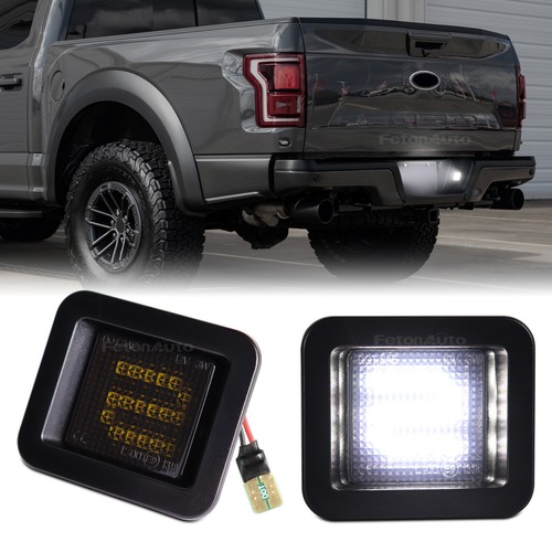 2pcs license plate light white - light,