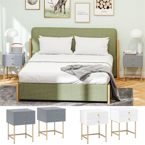 Bedside tables set - bedside, with