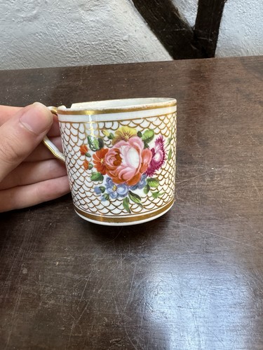 Coalport handpainted coffee - coalport,