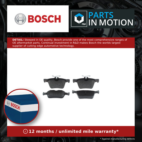 Brake pads set rear - brake,