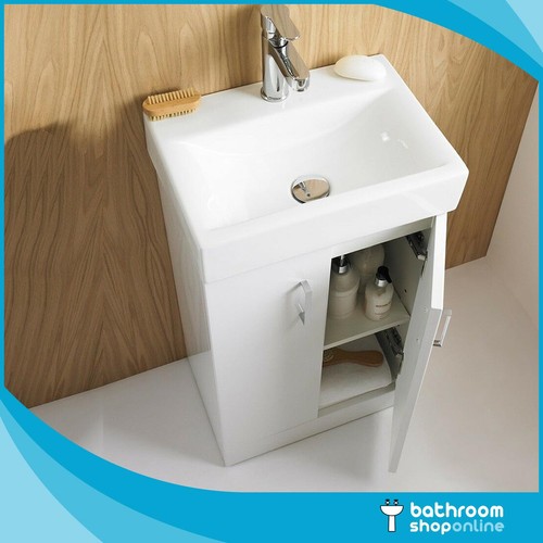 Gloss white vanity - vanity, unit
