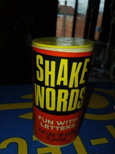 Vintage game shake words - game, peter