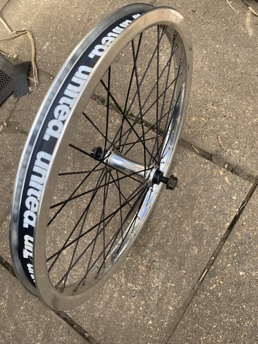 United bmx chrome wheel - bmx,
