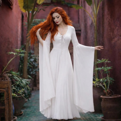 Cottagegoth dress flowing - cottagegoth, dress,