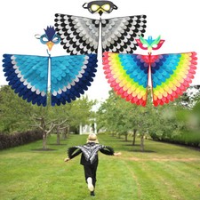Bird Animal Wings Cosplay Costume Cape and Mask Elastic Dress Kids Performan