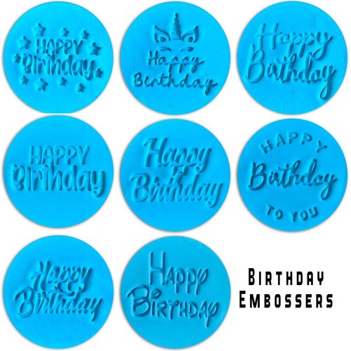 Happy birthday cookie stamp - birthday,