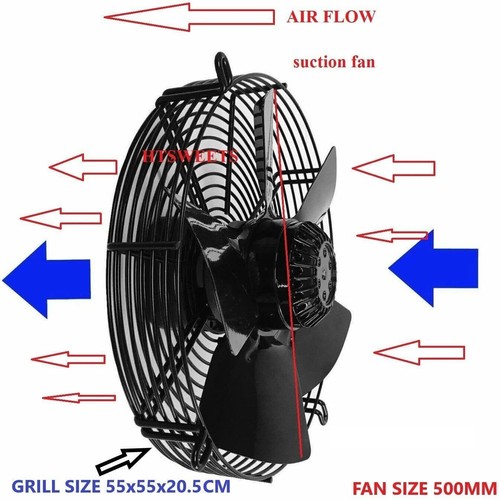 Axial fan motor condenser - axial,