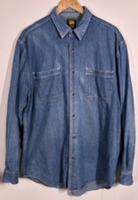 Vintage JCB Denim Shirt Mens