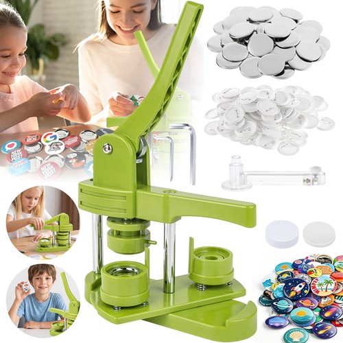 Badge maker machine making pin - badge,