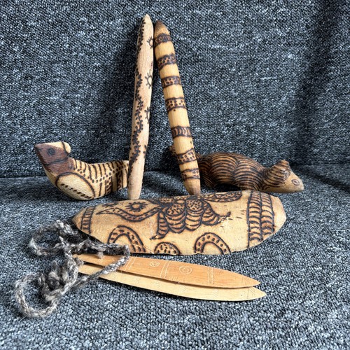 Vintage hand carved wooden - vintage,