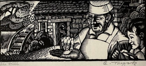 Charles turzak woodcut the - woodcut,