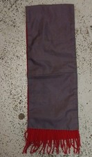 Sammy - Vintage Geometric Reversible Scarf - Lambswool & Polyester - Grey