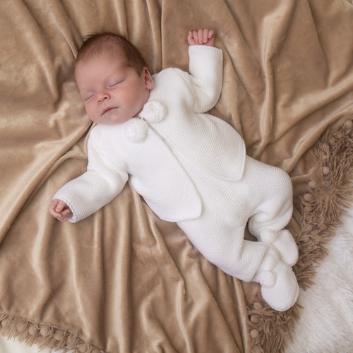 Dandelion new baby white knit - dandelion,