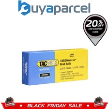 Tacwise 0395 18G 20mm Brad Nails Galvanised 5000 Pack - 181ELS 191 DGN50V Ranger