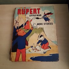 Very Rare Rupert Little Bear More Stories Hardback Book 1939 First Edition