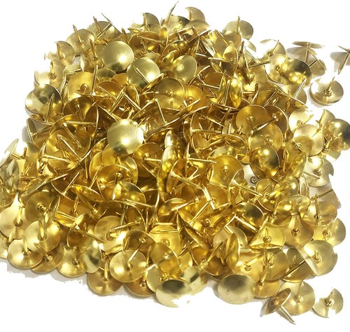 100 brass drawing pins - drawing,