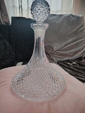 Cut Glass Crystal Decanter