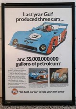 Framed Original Classic Car ad
