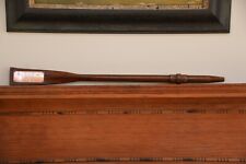 A Rare Antique Miniature Carved Wooden Presentation Whaling Rowing Oar