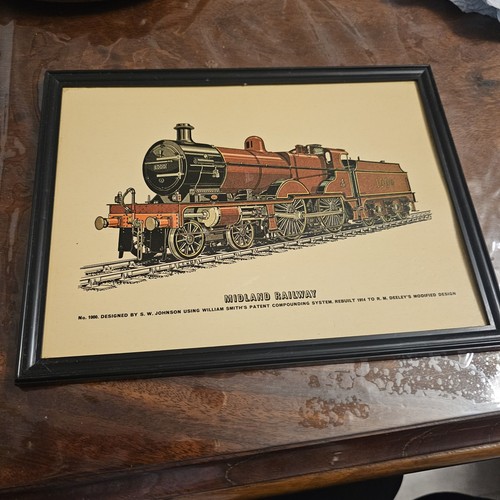 Framed large postcard - , midland