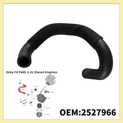 Oil cooler pipe hose - oil,