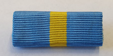 1 Fullsize Medal Ribbons on Pin Brooch - Hong Kong Service Medal