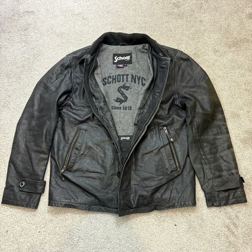 Mens vintage schott - schott, black