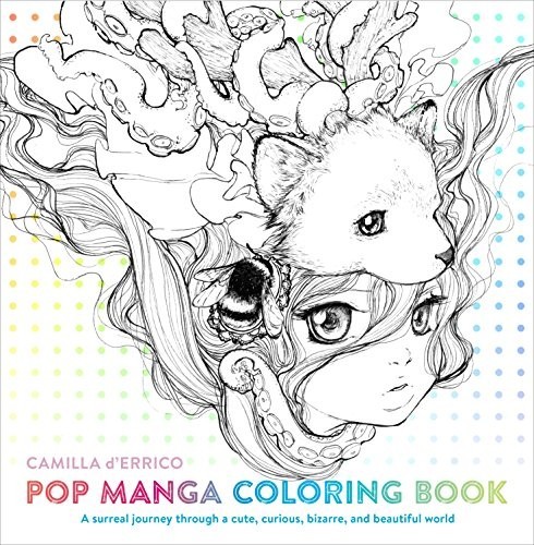 Pop manga coloring book - manga,