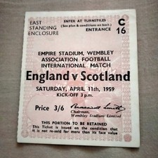 11-4-1959 England v Scotland