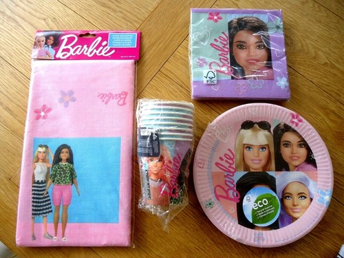Barbie party girls - barbie, tableware