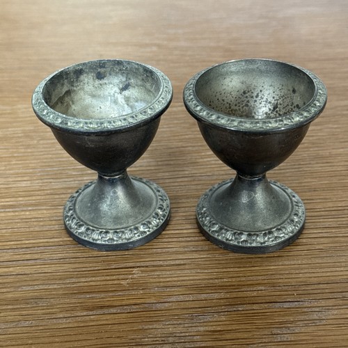 Vintage pair silver - a, of