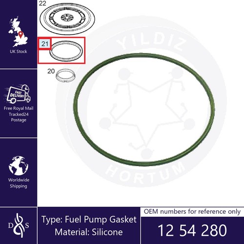 Fuel pump gasket for - pump, vauxhall