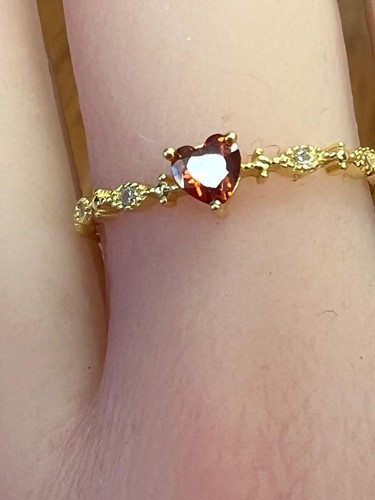 Real ruby 14k gold solid - real,