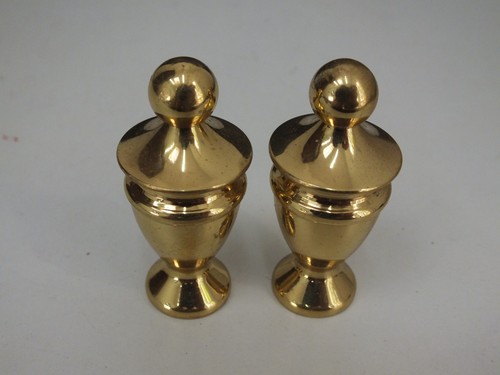 Small pair vintage brass - small,