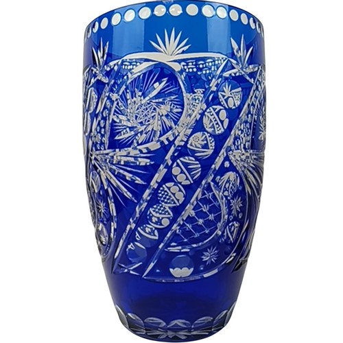 Crystal cut glass - crystal, vase