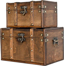 Antique Finish Wooden Storage