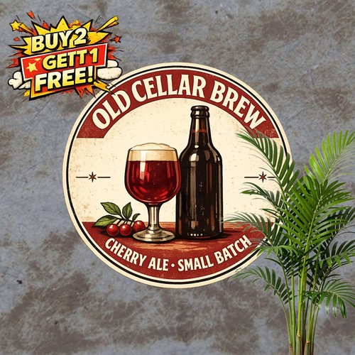 Vintage cherry ale brand - vintage,