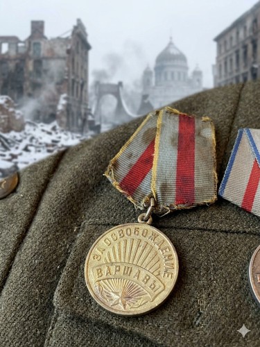 Soviet medal for - medal, the