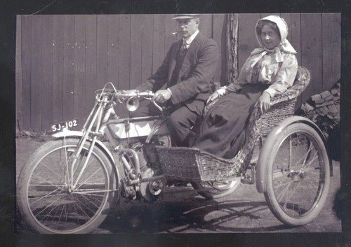 Real photo motorcycle sidecar - real,