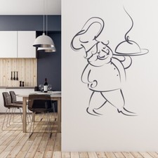 Chef Kitchen Cafe Wall Sticker WS-19092