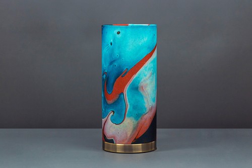 Modern abstract table lamp - abstract,