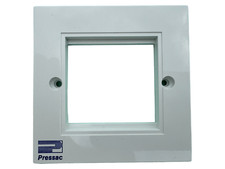 Double Network Modular Faceplate / Wall Plate Module Double Gang RJ45 Eurostyle