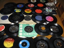 27x Mixed Vinyl Records 7"