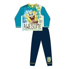Official Boys Kids SpongeBob Character Pyjamas Nightwear Sleepwear 6, 8, 10, 12