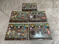 Minecraft Overworld Action Figure Set Kids Gift Toys